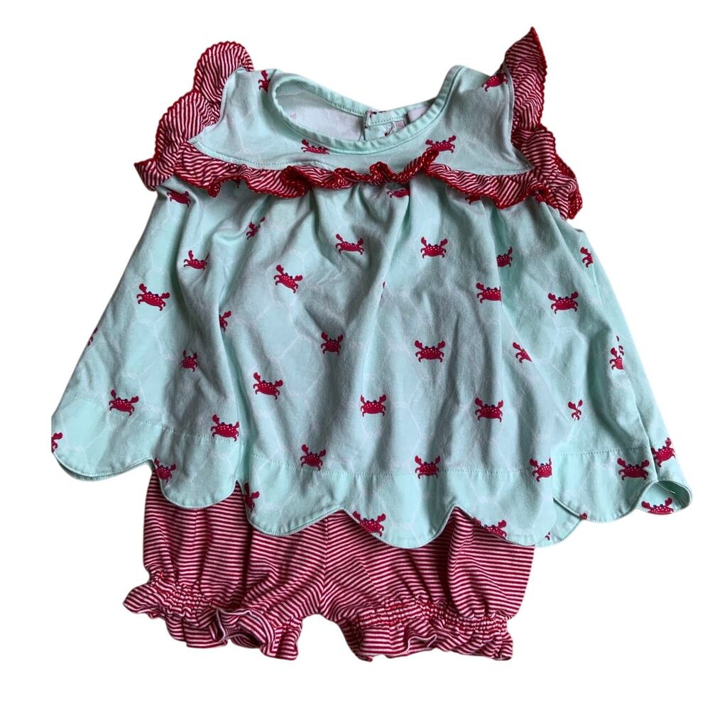 Ishtext Crab 2pc outfit size 18 mo‎